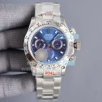 Replica Rolex Cosmograph Daytona Watch Stainless Steel Blue Dial 40MM